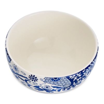 Blue Italian Brocato 4.3" Bowl, Set of 4