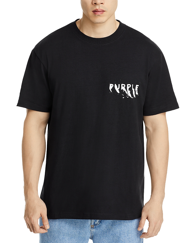 Purple Brand Double Logo Tee
