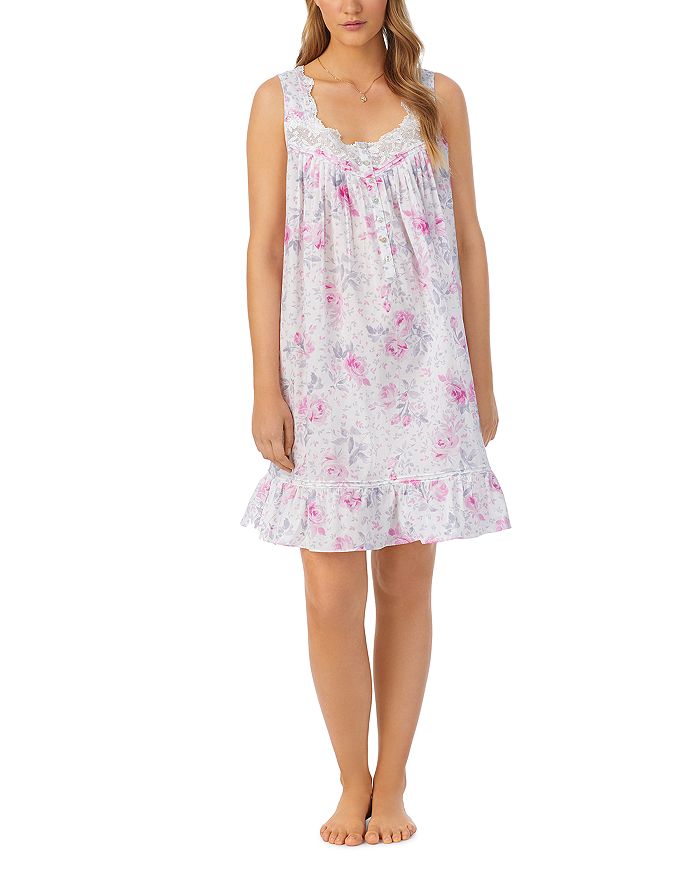 Eileen West Short Floral Nightgown Bloomingdale's