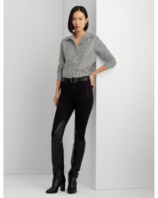 Striped Button Front Top