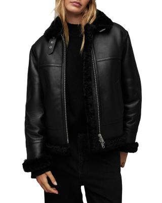 AllSaints Lorel leather jacket