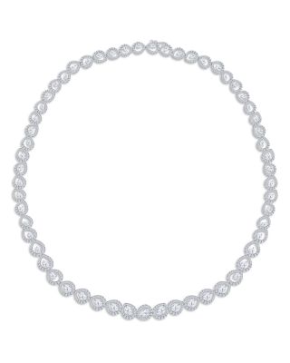 Harakh Diamond Necklace in 18K White Gold, 7.9 ct. t. w., 16