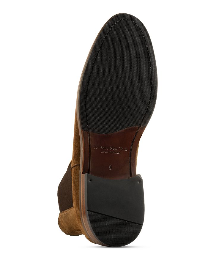 Shop To Boot New York Men's Shelby Ii Pull On Chelsea Boots In Mid Brown Suede