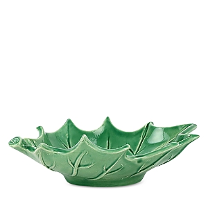 Vietri Lastra Evergreen Figural Holly Small Bowl