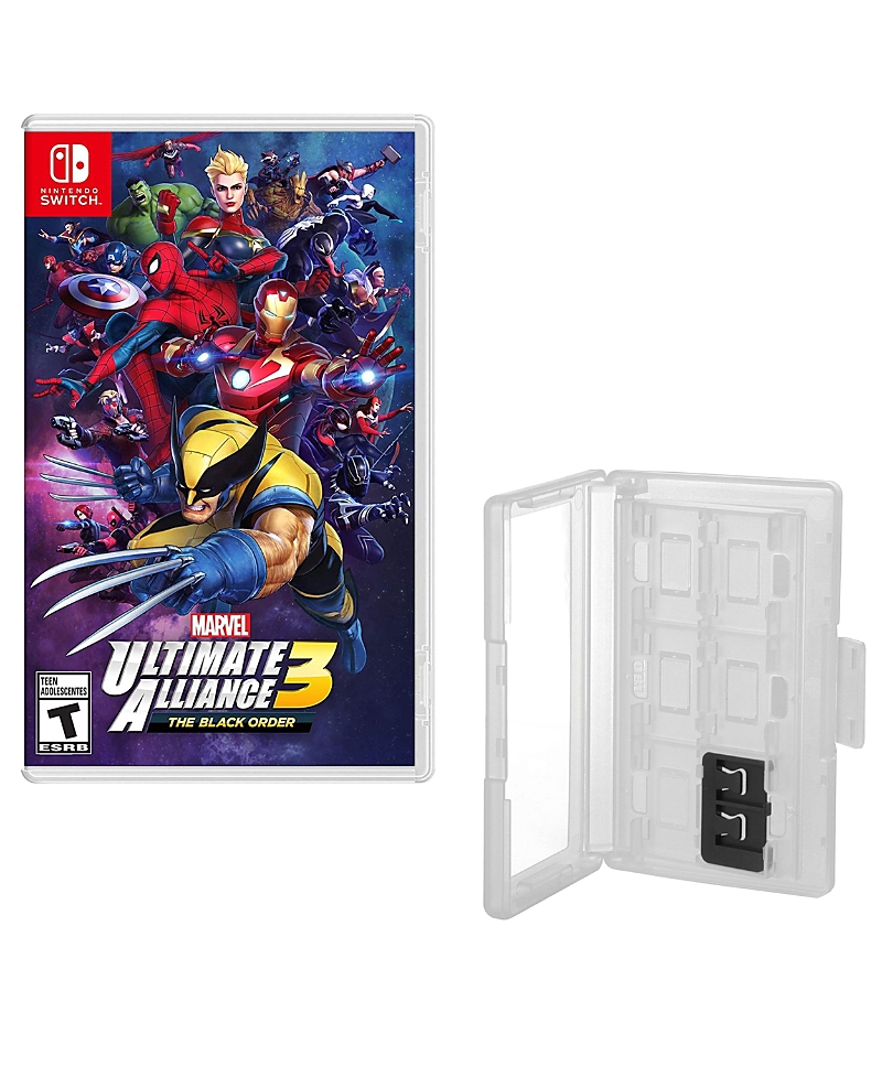 Nintendo Marvel Ultimate Alliance 3 Game with Game Caddy - Nintendo Switch