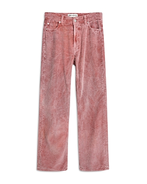 Our Legacy 70s Cut Corduroy Bootcut Jeans in Antique Pink Rustic Cord