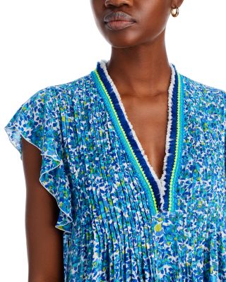 Sasha V Neck Printed Mini Dress  