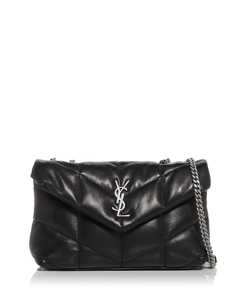 Saint Laurent Puffer Toy Convertible Shoulder Bag in Lambskin