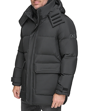 Shop Andrew Marc Oswego Quilted Parka In Black