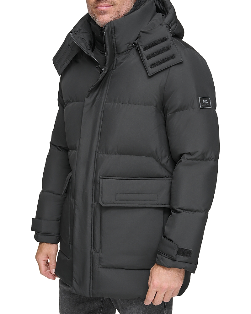 Andrew Marc Oswego Quilted Parka In Black