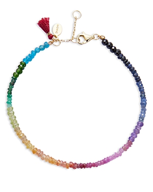 Shashi Natasha Rainbow Bracelet In Multi
