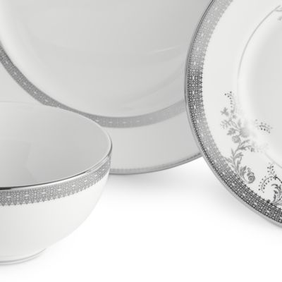 Vera Wang Lace 12 Piece Dinnerware Set, Service for 4