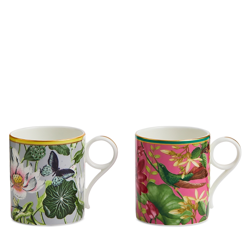 WEDGWOOD WONDERLUST SMALL MUG, 2 PIECE GIFT SET