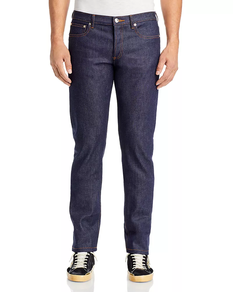 A. p.c. Petit Standard Straight Slim Fit Jeans in Indigo Stretch