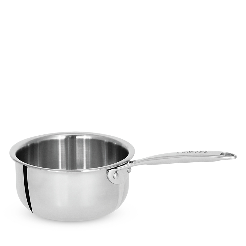 Cristel Castel Pro 0.35 Qt Stainless Steel Saucepan In Silver