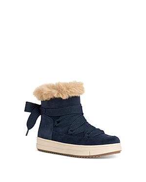 Geox Girls' Rebecca Wpf Ankle Boots - Toddler, Little Kid, Big Kid In Dark Blue