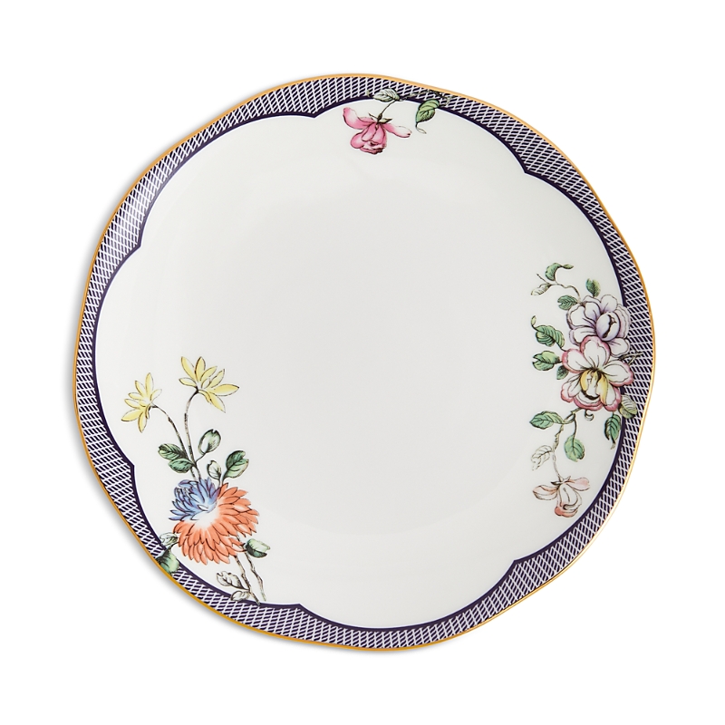 Wedgwood Fortune Flower-motif Bone-china Plate 9cm In Multi