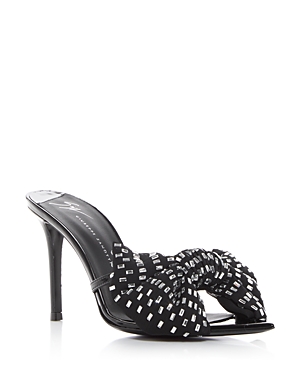 Giuseppe Zanotti Intrigo Alexandrine 90 Sandal In Nero