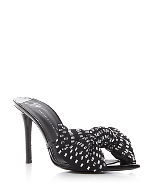 Giuseppe Zanotti Women's Intrigio Bow Embellished High Heel Sandals