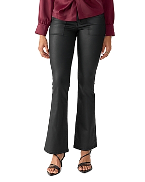 Sanctuary Birdy Modal Blend Flare Pants In Black