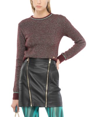 PINKO - Scimpanze Metallic Knit Sweater