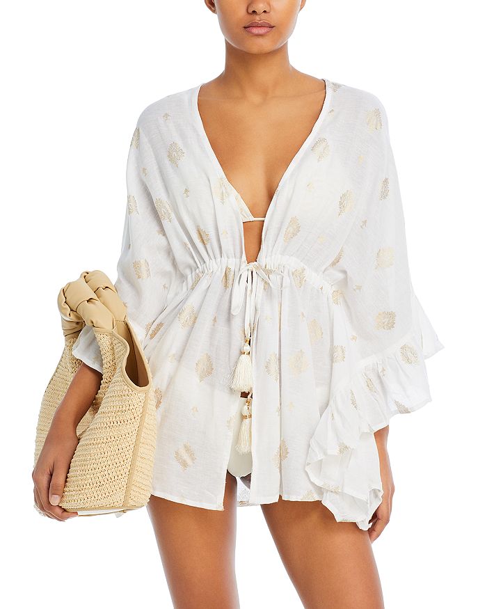 AQUA Kimono Swim Cover Up 100 Exclusive Bloomingdale s