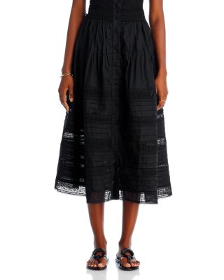 Camila Tiered Lace Midi Skirt