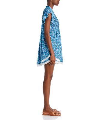 Sasha V Neck Printed Mini Dress  