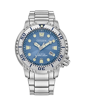 Shop Citizen Eco-drive Promaster Dive Watch, 44mm In Blue/silver
