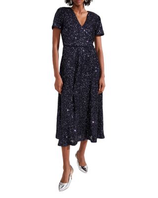 HOBBS LONDON - Tatiana Sequin Midi Dress