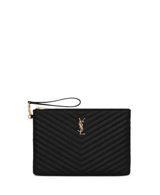 CASSANDRE MATELASSÉ tablet pouch in quilted leather, Saint Laurent, YSL.com