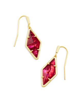 Kendra Scott Kinsley Mother of Pearl Geometric Drop Earrings