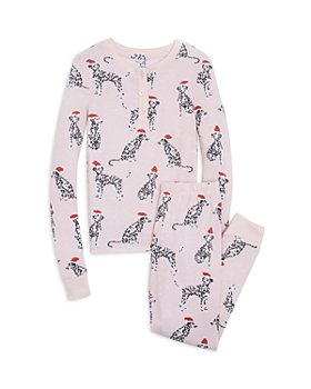 PJ Salvage Girls' Striped Pajama Set - Little Kid, Big Kid