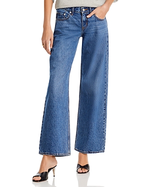 Loose Low Rise Wide Leg Jeans in Real Recognize Real