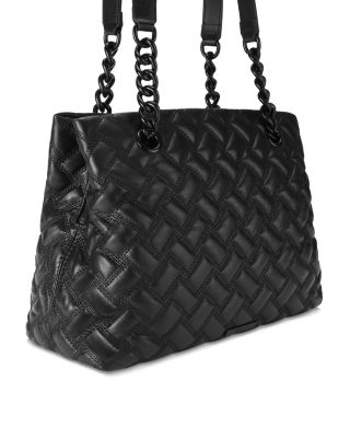 Kensington Large Quilted Leather Tote 