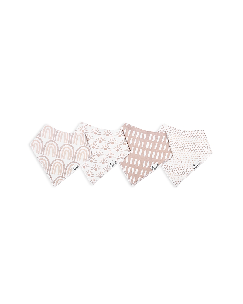 Copper Pearl Girls' Bandana Bib Set, 4 Pk