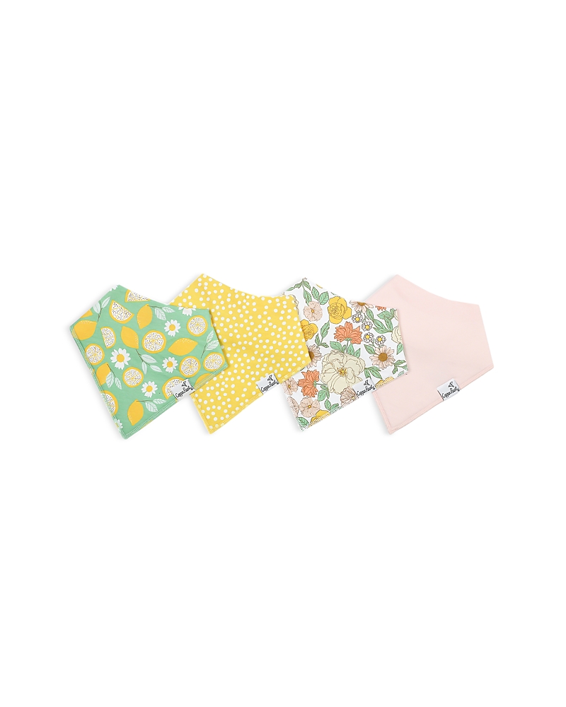 Copper Pearl Girls' Bandana Bib Set, 4 Pk