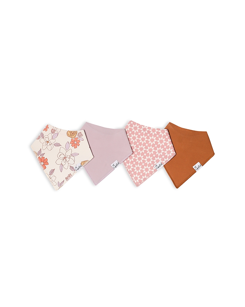 Copper Pearl Girls' Bandana Bib Set, 4 Pk