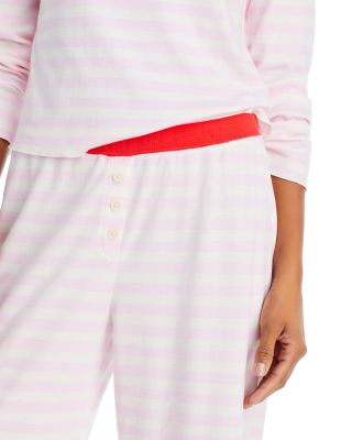 Ellie Striped Cotton Holiday Pajama Set