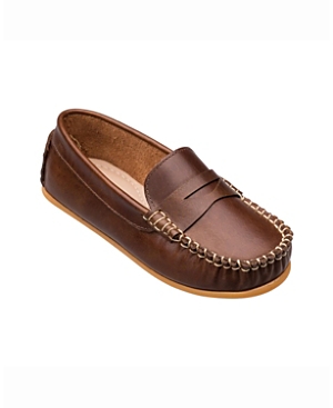 Shop Elephantito Boys' Alex Driver With Cutout Loafers - Toddler, Little Kid, Big Kid In Apache
