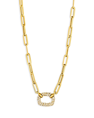 Bloomingdale's Diamond Link Necklace In 14k Yellow Gold, 0.65 Ct. T.w., 18