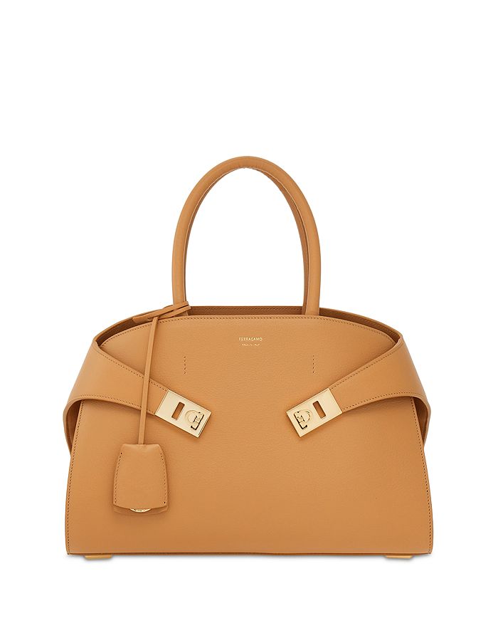 Ferragamo Small Hug Leather Top Handle Bag | Bloomingdale's