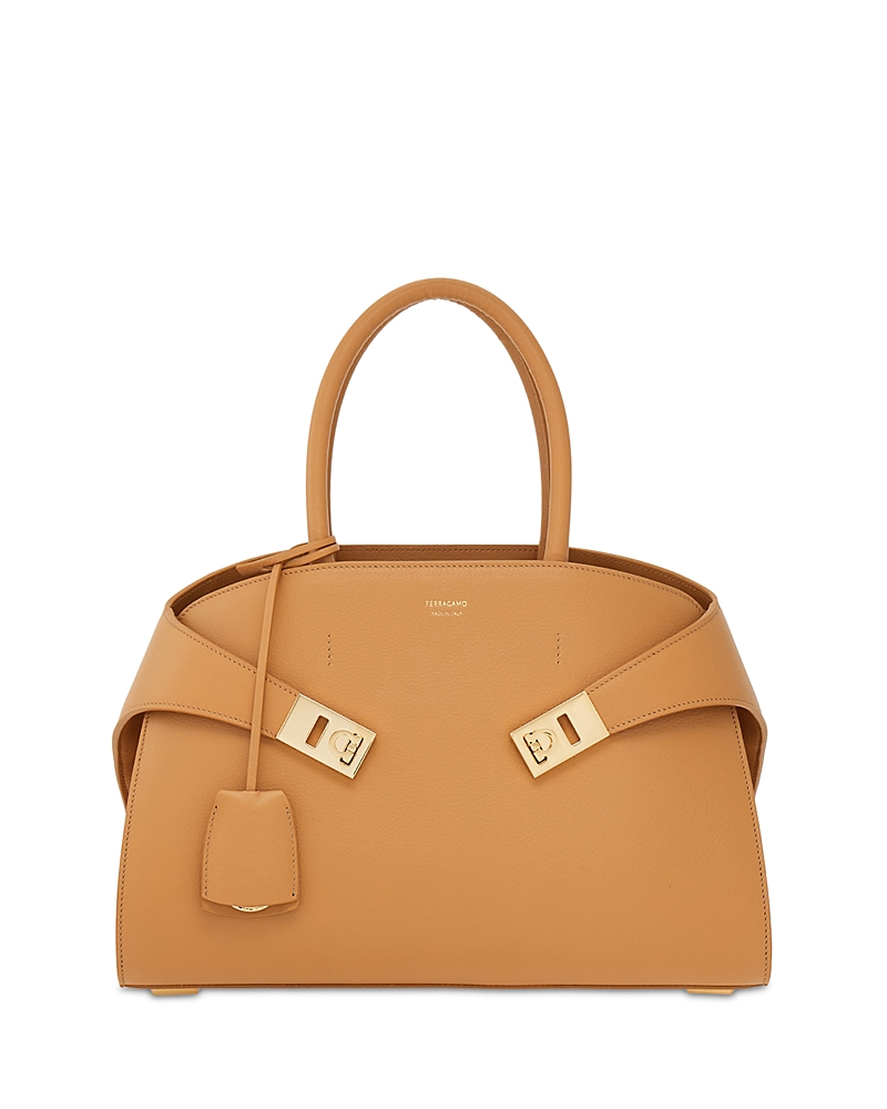 Ferragamo Medium Hug Handbag In Orange