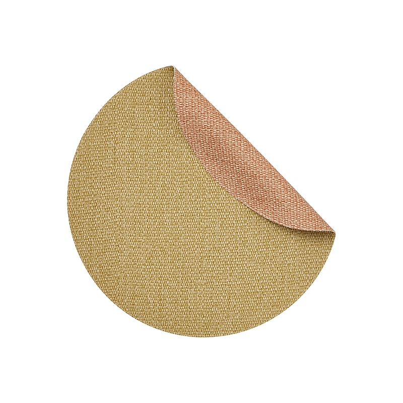Mode Living Remy Placemats, Set Of 4 In Salmon/mustard