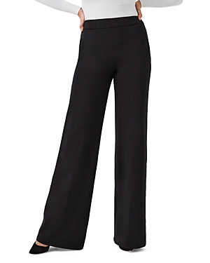Spanx The Perfect Wide Leg Pants In Classic Black