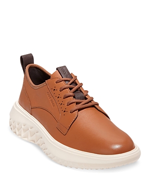 Cole Haan Men's Zergrand Work From Anywhere Lace Up Oxford Sneakers In British Tan