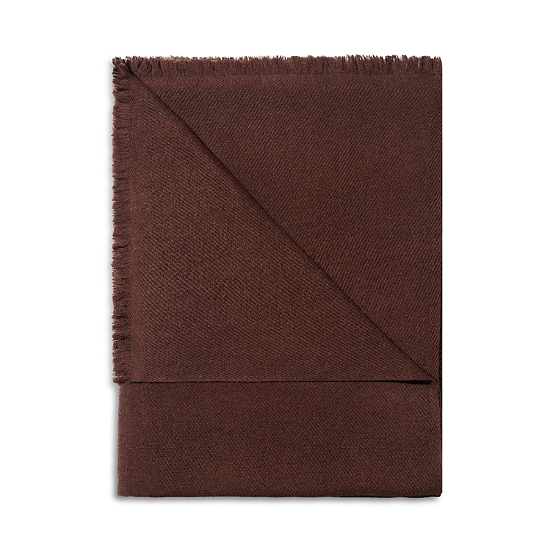 Aerin Cashmere Throw In Brown