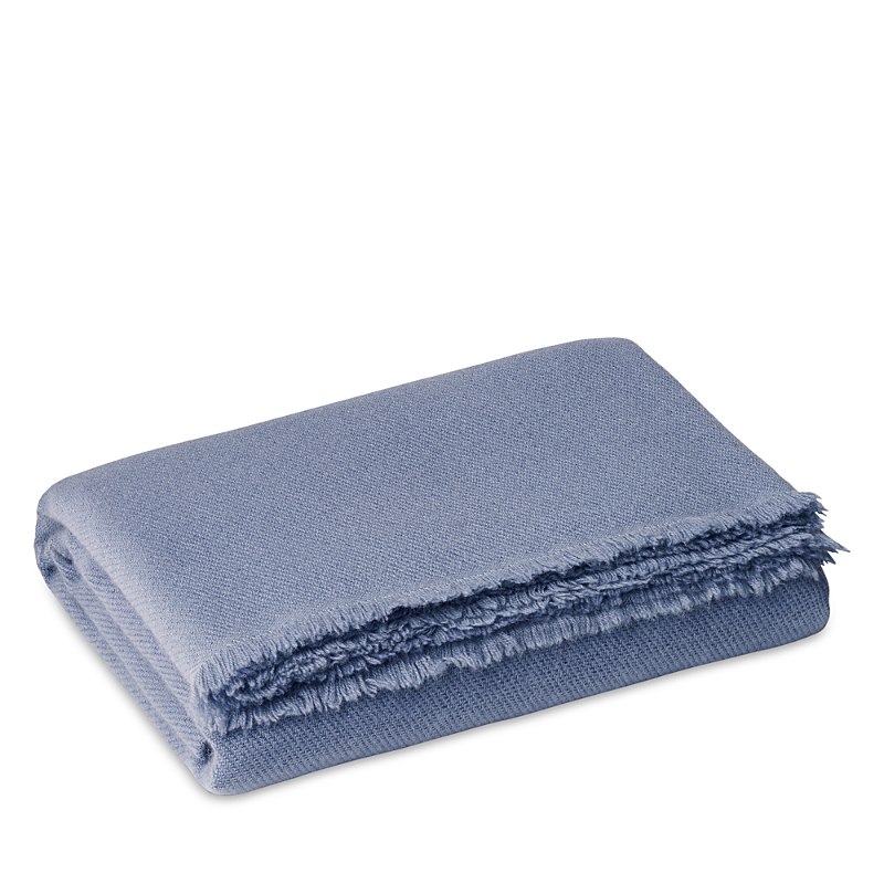 Aerin Noe Cashmere-wool Throw In Pine