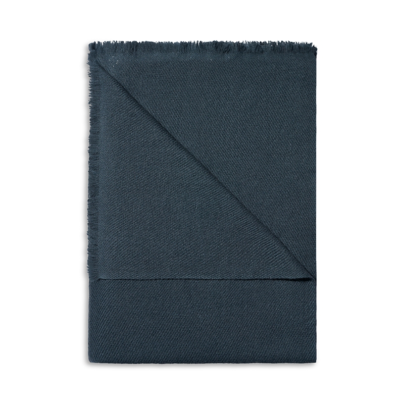 Aerin Noe Cashmere-wool Throw In Pine