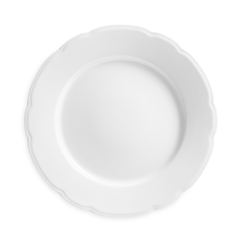 Degrenne Paris Reminiscence White Dinner Plates, Set Of 4 In White